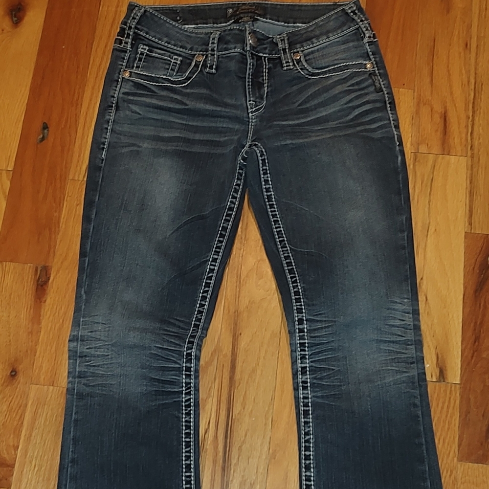 Silver jeans